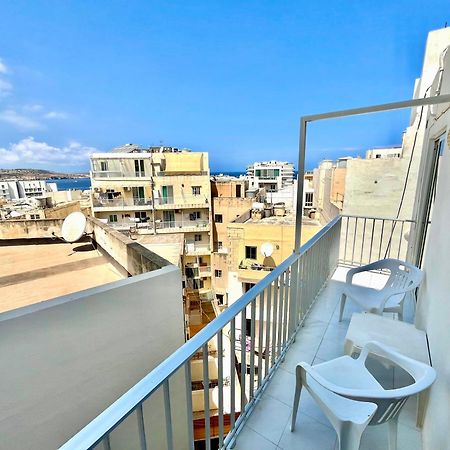 סיינט פול ביי Spacious 2Br Penthouse With A Large Front-Terrace - Close To Bugibba Perched Beach מראה חיצוני תמונה